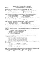 Đề Thi Thử Đại Học Hóa 2013 - Phần 4 - Đề 8 pdf