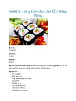 Sushi thịt xông khói chay cho Rằm tháng Giêng docx