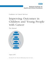 Guidance on Cancer Services - Improving Outcomes in Children and Young People with Cancer pptx
