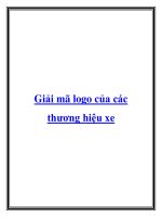 Giải mã logo của các thương hiệu xe pptx