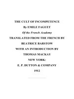 THE CULT OF INCOMPETENCE docx