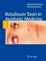 Botulinum Toxin in Aesthetic Medicine_1 potx