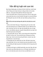 Vấn đề kỷ luật với con trẻ pdf