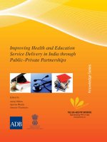Improving Health and Education Service Delivery in India through Public–Private Partnerships pdf