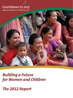 Building a Future for Women and Children The 2012 Report ppt