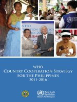 WHO Country Cooperation Strategy for the Philippines 2011-2016 doc