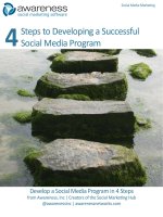 4 Steps to Developing a Successful Social Media Program docx