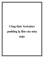 Công thức Yorkshire pudding lạ lẫm của mùa mận potx