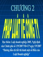 Pháp luật về công ty cổ phần pot