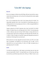 ''''Lên đời'''' cho laptop potx