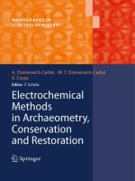 Electrochemical Methods in Archaeometry, Conservation and Restoration potx