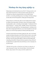 Mashup cho ứng dụng nghiệp vụ potx