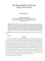 Xây dựng giải pháp an ninh trong mạng Ad-hoc đa trạm