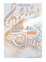 Giai điệu mùa đông.85 ca khúc đặc sắc nhất màu đông ppt