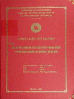 Rủi ro tín dụng và các giải pháp phòng ngừa trong kinh doanh tại NHTMCP Quân đội