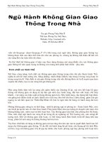Ngũ Hành Không Gian Giao Thông Trong Nhà pptx