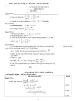Đề thi Tuyển Sinh vào lớp 10 – Môn Toán – Năm học 2010-2011 potx