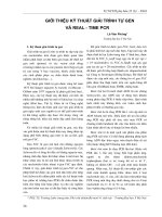 Giới thiệu kỹ thuật giải trình tự gen và Real - Time PCR pot