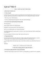Lịch sử 7 Bài 13