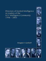 Directors of Central Intelligence as Leaders of the U.S. Intelligence Community 1946 - 2005 potx