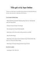 Tiền gửi có kỳ hạn Online pot