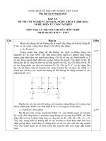 đáp án đề thi lí thuyết tốt nghiệp khóa 3 - điện tử công nghiệp-mã đề thi dtcn - lt (43)