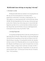 Hệ điều hành Linux tích hợp các ứng dụng “trên mây” doc