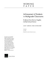 Achievement of students in multi grade classrooms pptx