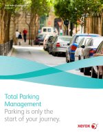 Total Parking Management Parking is only the start of your journey pptx