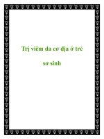 Trị viêm da cơ địa ở trẻ sơ sinh potx