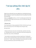 7 tai nạn phòng tắm rình rập bé (P1) pdf