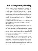 Bạn sẽ làm gì khi bị Sếp mắng pdf