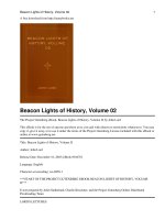 Beacon Lights of History, Volume II pot