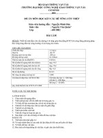 thiết kế một dầm cho cầu dường ô tô nhịp giản đơn,bằng btct,thi công bằng phương pháp đúc rieng từng dầm tại công trường và tải trọng cho trước