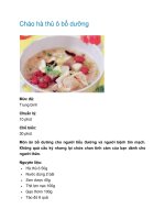 Cháo hà thủ ô bổ dưỡng pot