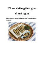 Cá rói chiên giòn - giản dị mà ngon doc