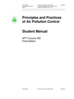 Principles and Practices of Air Pollution Control: Student Manual pot