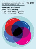 2008-2013 Action Plan for the Global Strategy for the Prevention and Control of Noncommunicable Diseases docx