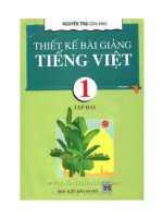 Thiết kế bài giảng tiếng Việt 1 tập 2 docx