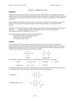ORGANIC NOMENCLATURE: Principles of Chemistry II pot