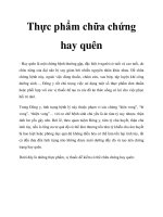 Thực phẩm chữa chứng hay quên pptx