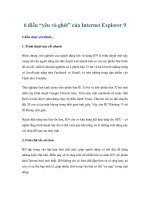 6 điều “yêu và ghét” của Internet Explorer 9 pdf