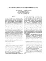 Decoupled Query Optimization for Federated Database Systems docx