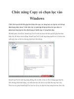 Chức năng Copy có chọn lọc vào Windows docx