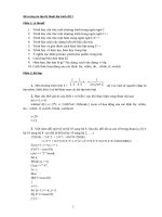 làm đề cương ôn tập môn kĩ thuật lập trình