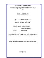 quản lý nhà nước về thương mại điện tử