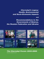 Chernobyl’s Legacy: Health, Environmental and Socio-Economic Impacts and Recommendations to the Governments of Belarus, the Russian Federation and Ukraine pdf