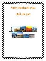 Mười thành phố giàu nhất thế giới pdf