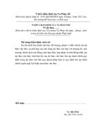 MẪU Ý kiến thẩm định của Vụ Pháp chế potx