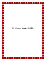 Sốt rất quan trọng đối với trẻ docx